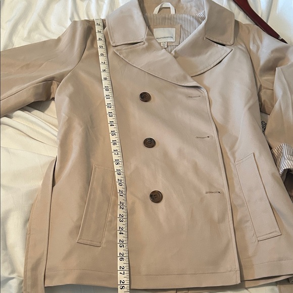 Weatherproof Tan Double-Breasted Trench Coat - Picture 8 of 9